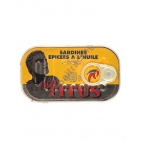 TITUS HOT GIALLO - SARDINE IN OLIO PICCANTE 48x125g