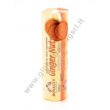 ROYALTY GINGER NUTS - BISCOTTI ALLO ZENZERO 20x300g