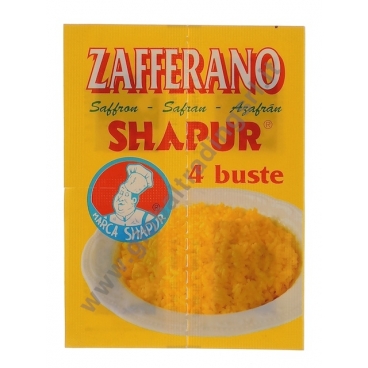 SHAPUR ZAFFERANO 4 BUSTE (25pz) 25x0,48g