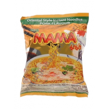 MAMA INSTANT NOODLES PORK 30x60g