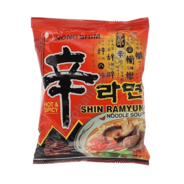 NONG SHIM RAMYUN HOT&SPICY - NOODLES ISTANTANEI 20x120g