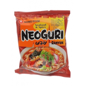 NONG SHIM NEOGURI SEAFOOD RAMYUN HOT - NOODLES ISTANTANEI 20x120g