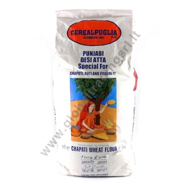 CEREALPUGLIA CHAPATI FARINA DI FRUMENTO INTEGRALE 10kg