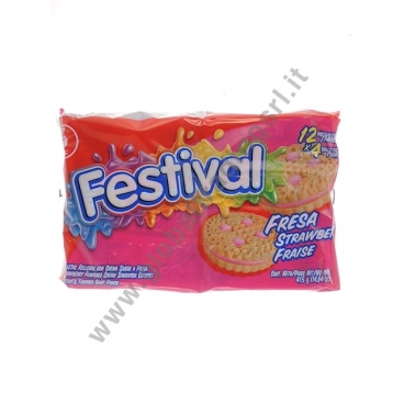 NOEL FESTIVAL FRESA - BISCOTTI AL GUSTO FRAGOLA 24x415g