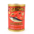 GEISHA MACKEREL TOMATO & CHILLI - SGOMBRI IN SALSA PICCANTE 12x425g