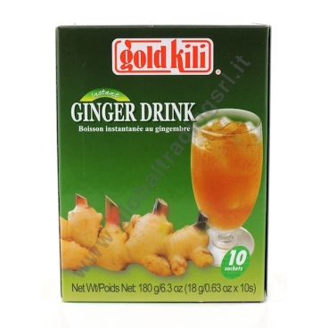 GOLD KILI GINGER DRINK - BEVANDA SOLUBILE (10 bags) 24x180g
