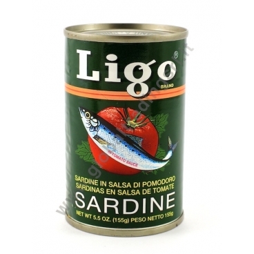 LIGO VERDE - ALACCE IN SALSA DI POMODORO 48x155g