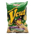 J&J V CUT POTATO CHIPS ONION & GARLIC - SNACK SALATO 50x60g