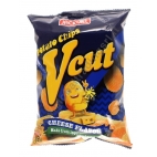 J&J V CUT POTATO CHIPS CHEESE - SNACK SALATO 50x60g