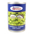 AMERICA GANDULES VERDES CON COCO - CAIANI AL COCCO 24x425g