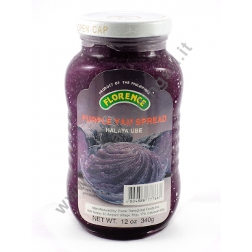 FLORENCE PURPLE YAM SPREAD - CREMA SPALMABILE DI IGNAME 24x340g