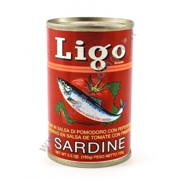 LIGO ROSSO - ALACCE IN SALSA PICCANTE 48x155g