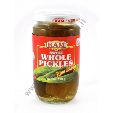 RAM WHOLE PICKLES - CETRIOLI IN AGRODOLCE 24x270g