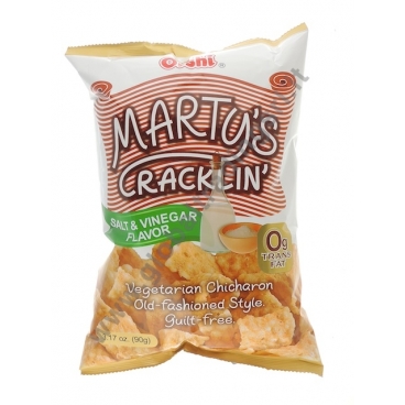 OISHI MARTY CRACKLIN SALT&VINEGAR - SNACK SALATO 30x90g