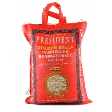 PRESIDENT GOLDEN SELLA - RISO BASMATI PARBOILED 5kg