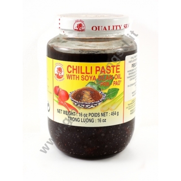 COCK CHILLI PASTE PRIK PAO - CONDIMENTO IN PASTA 24x454g