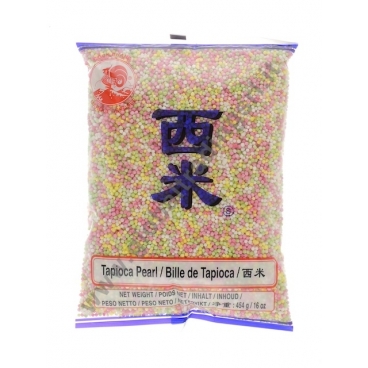 COCK TAPIOCA PEARL SMALL COLOURED - PERLE DI TAPIOCA 50x454g