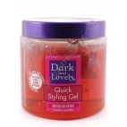 DARK & LOVELY QUICK STYLING GEL (REGULAR/SUPER HOLD) 400ml