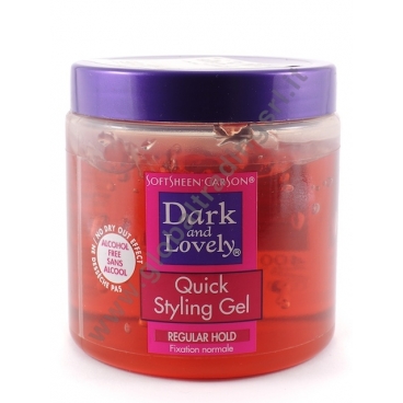 DARK & LOVELY QUICK STYLING GEL (REGULAR/SUPER HOLD) 400ml