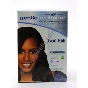 GENTLE TREATMENT TWIN PACK KIT NO-LYE RELAXER SUPER.