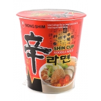 NONG SHIM CUP HOT&SPICY - NOODLES ISTANTANEI 12x75g