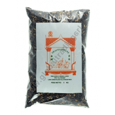 THAI ELEPHANT RISO GLUTINOSO NERO 12x1kg