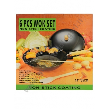 WOK SET GRANDE 14" 1x6pz