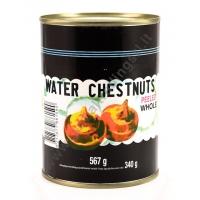 AEF WATER CHESTNUTS WHOLE - CASTAGNE D' ACQUA 24x567g