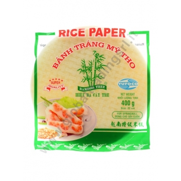 TUFOCO BAMBOO TREE RICE PAPER - SFOGLIE DI RISO (22CM) 36x400g