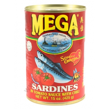 MEGA SARDINES RED - ALACCE IN SALSA PICCANTE 24x425g