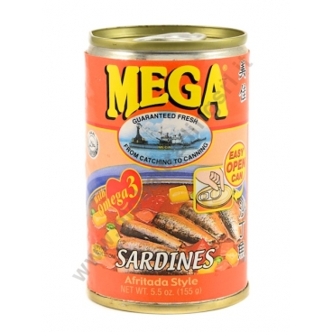 MEGA SARDINES AFRITADA - ALACCE IN SALSA DI VERDURE 48x155g