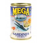 MEGA SARDINES NATURAL OIL - ALACCE IN OLIO DI SOIA 48x155g