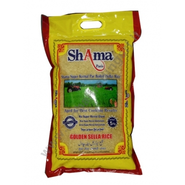 SHAMA GOLDEN SELLA - RISO BASMATI PARBOILED 4x5kg