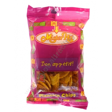 MR HO PLANTAIN CHIPS PICCANTE SALATO - SNACK AL PLATANO 28x85g