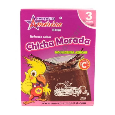 AMERICA CHICHA MORADA - BEVANDA SOLUBILE 12x240g