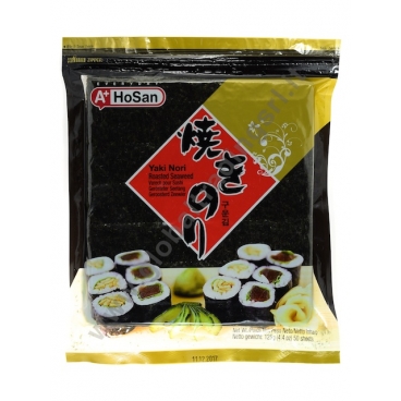 HOSAN ROASTED SEAWEED - ALGHE NORI SECCHE (50 fogli) 20x125g