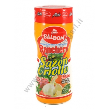 BALDOM ADOBO CRIOLLO CON PIMIENTA - CONDIMENTO IN POLVERE 24x260g