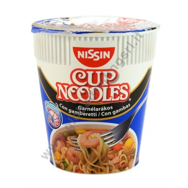 NISSIN CUP SHRIMPS - NOODLES ISTANTANEI 24x75g