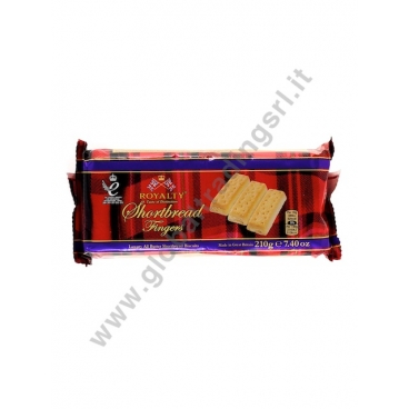 ROYALTY SHORTBREAD - BISCOTTI AL BURRO 24x210g