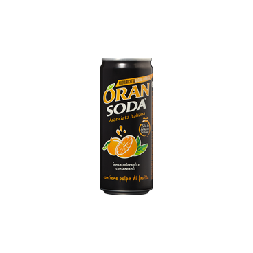 ORANSODA LATTINA - BEVANDA ALL'ARANCIA 24x330ml