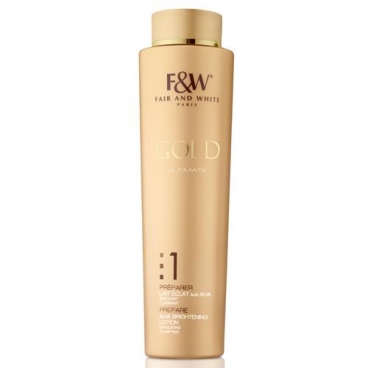 F&W GOLD BRIGHTENING LOTION WITH AHA 24x350ml