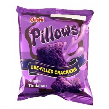 OISHI PILLOWS UBE - SNACK DOLCE 100x38g