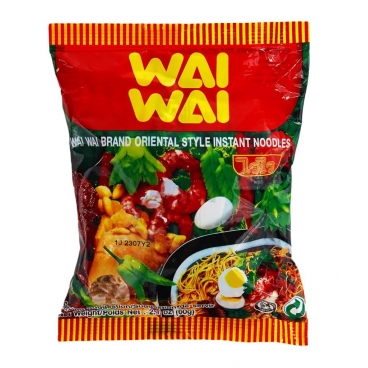 WAI WAI INSTANT ORIENTAL STYLE - NOODLES ISTANTANEI 30x60g