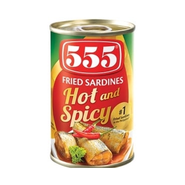 555 FRIED SARDINES - ALACCE FRITTE IN SALSA PICCANTE 50x155g