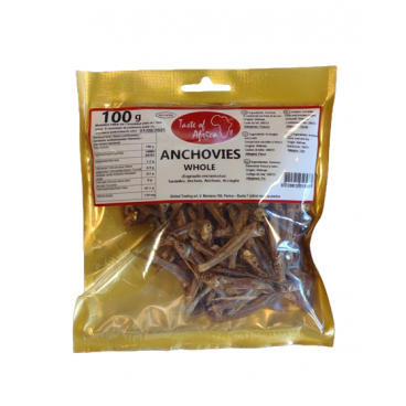 TASTE OF AFRICA DRIED ANCHOVIES 10x100g