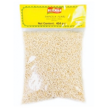 BUENAS TAPIOCA PEARL WHITE SMALL (SAGO) 20x454g