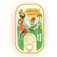 AFRICAN BEAUTY SARDINES RED - SARDINE IN OLIO VEGETALE 50x125g