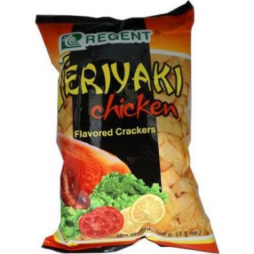 REGENT TERIYAKI CHICKEN CRACKERS - SNACK SALATO 25x100g