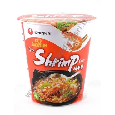 NONG SHIM CUP SHRIMP - NOODLES ISTANTANEI 12x67g