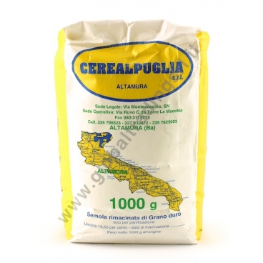 CEREALPUGLIA SEMOLA DI GRANO DURO RIMACINATA 10x1kg